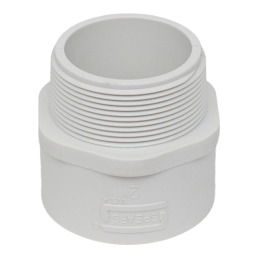 Spears 436-020 - 2 PVC MALE ADAPTER MPTXSOC SCH40 – Pool Geek