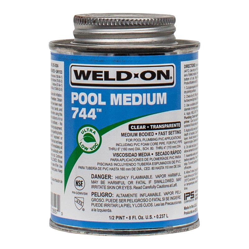 Weld-On PVC Glue - Pool Medium 744