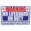 Pentair R230500 - No Lifeguard On Duty Sign