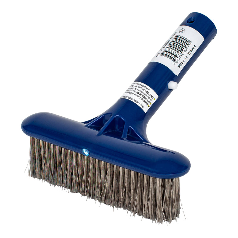 6 Inch Plastic Algae Brush with Stainless Bristles