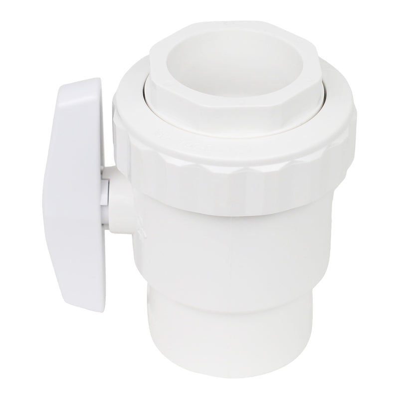 Válvula De Bola Hayward SP0722S Trimline 2 Vías - 50 Psi, Asientos De Teflón, Mango De Dial