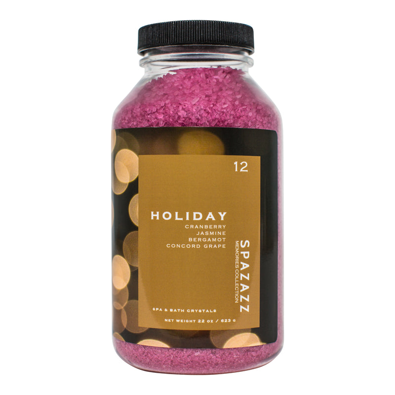 Spazazz Holiday - Cranberry, Jasmine, Bergamot, and Concord Grape - Memories Crystals