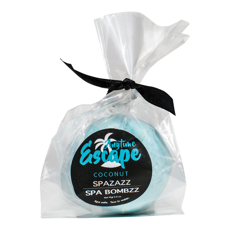 Spazazz Spa Bombzz Anytime Escape - Coconut