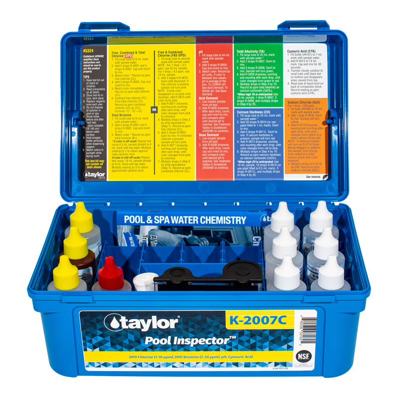 Taylor K-2007C Pool Inspector Test Kit