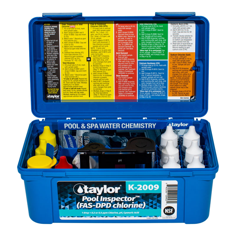 Taylor K-2009 Pool Inspector (Fas-DPD) Test Kit