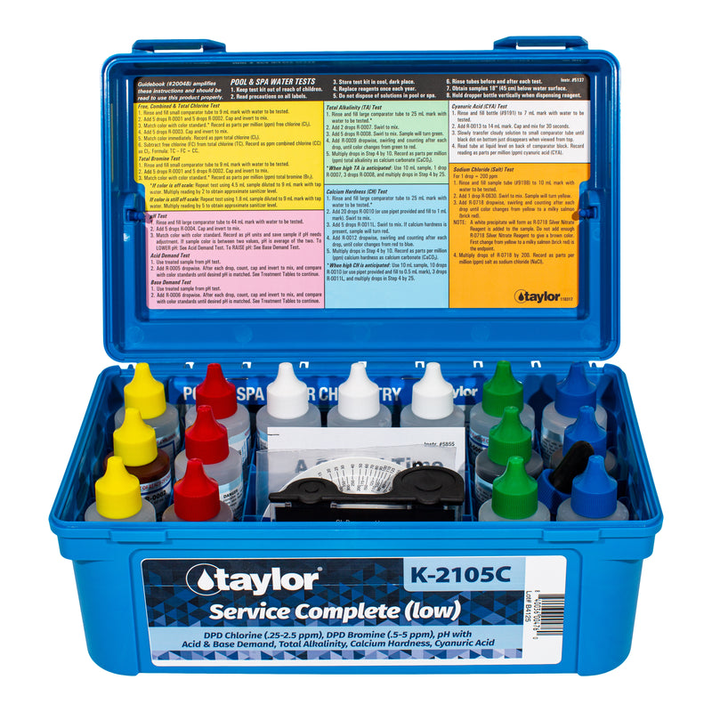 Taylor K-2105C Service Complete (Low) Test Kit